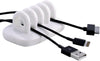 Cord Organizer for USB / Lightning Cables (White)