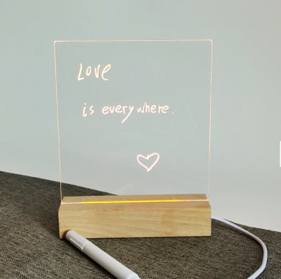 Acrylic Message Board LED