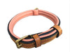 Leather Two-Tone Padded Dog Collar