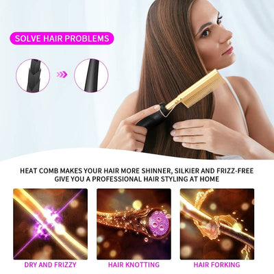 Electric Hot Comb Straightener