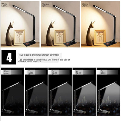 Wireless Charging USB Table Lamp