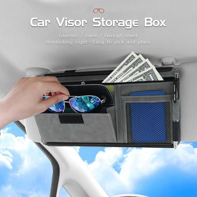 Car Sun Visor Storage Bag