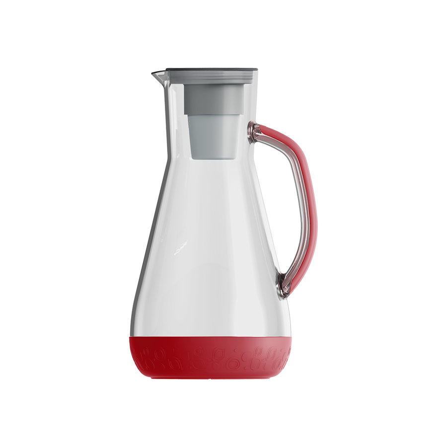 64oz Water Filter Pitcher | BPA Free | Red 2 pcs