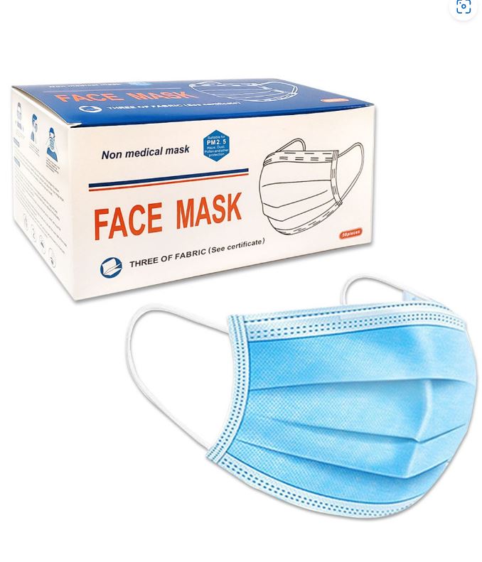 3 Ply Facemask you can use while exercising - 50s