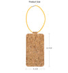 Cork Leather Luggage Tag Suitcase