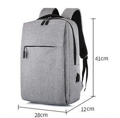 Laptop Backpack- Heather Grey