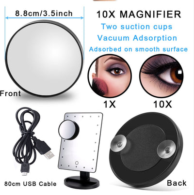 12-Inch Screen Makeup Mirror