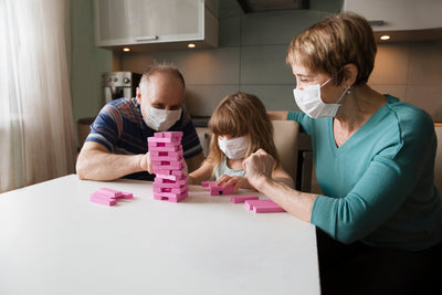 3 Ply Family Mask for Kids and Adults - 50 counts