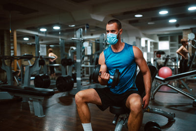 3 Ply Mask that protects you while you work out-100 count