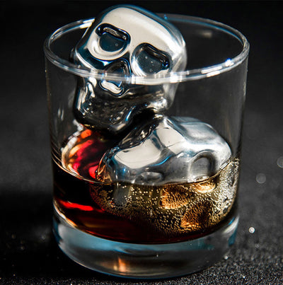 Skull Ice Cubes, Pack of 2