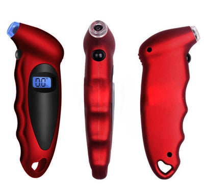 Digital Air Pressure Gauge-Red